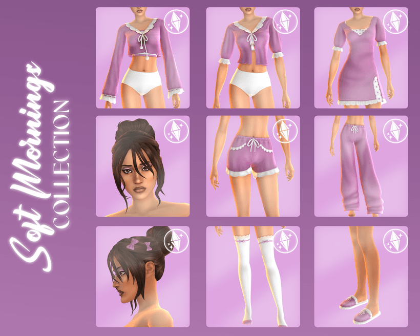 Галерея мода Коллекция одежды Soft Mornings Sleepwear Collection #1